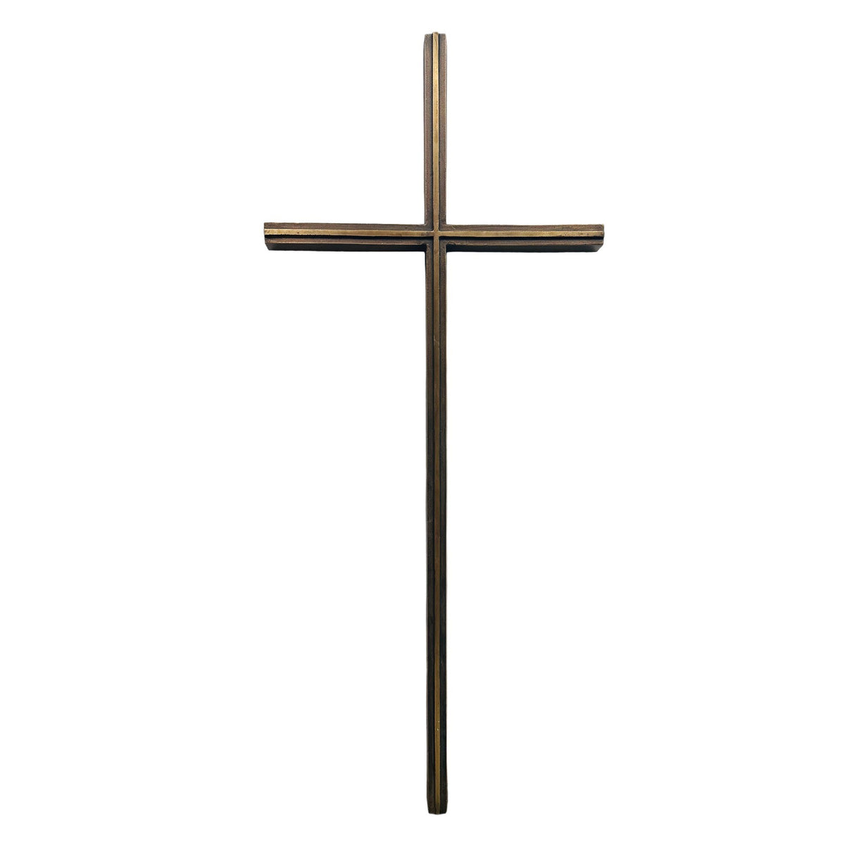 Schlichtes Bronzekreuz