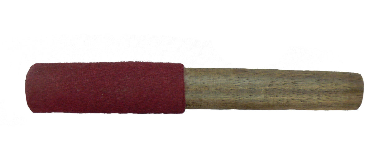 Klangschalen Holzklöppel mit Filz schmal - lang