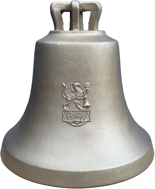 Glocke Kreuz m. Herz & Strahlen