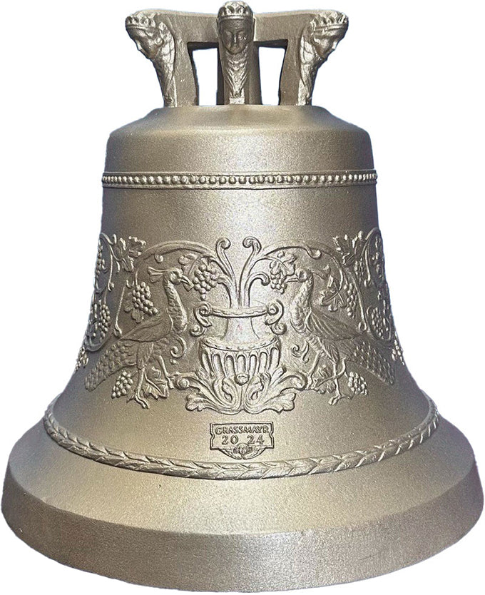 Glocke Weinrebe mit Pfauen