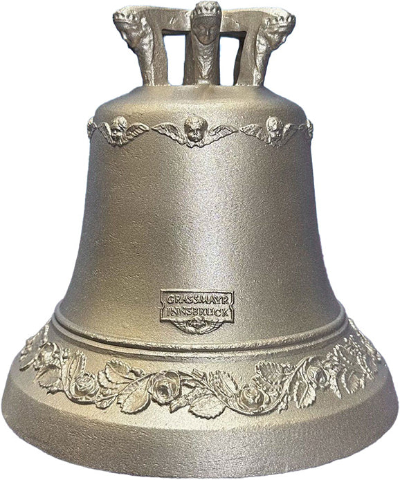 Glocke Herzmaria mit Engelchen & Rosen