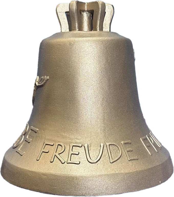Glocke Friedenstaube "LIEBE FREUDE FRIEDEN FREIHEIT"