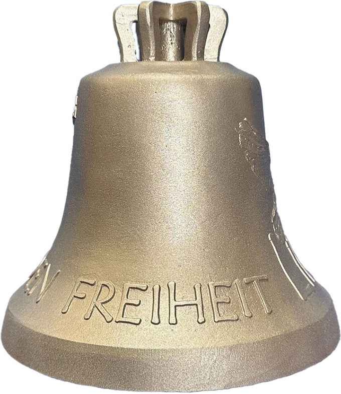 Glocke Friedenstaube "LIEBE FREUDE FRIEDEN FREIHEIT"