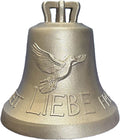 Glocke Friedenstaube "LIEBE FREUDE FRIEDEN FREIHEIT"