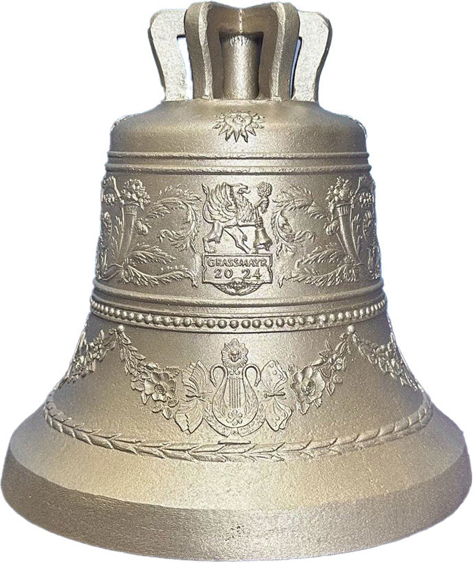 Glocke Fullhörner m. Grotesken & Blumengirlande