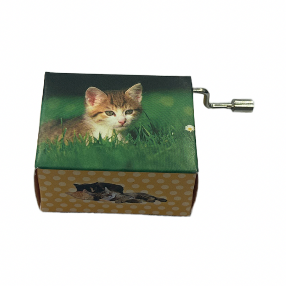 Kurbelwerk Katze La Le Lu