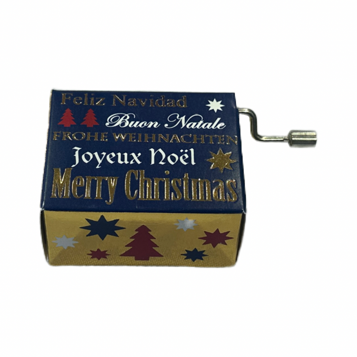 Kurbelwerk Weihnachten - We wish you a merry Christmas