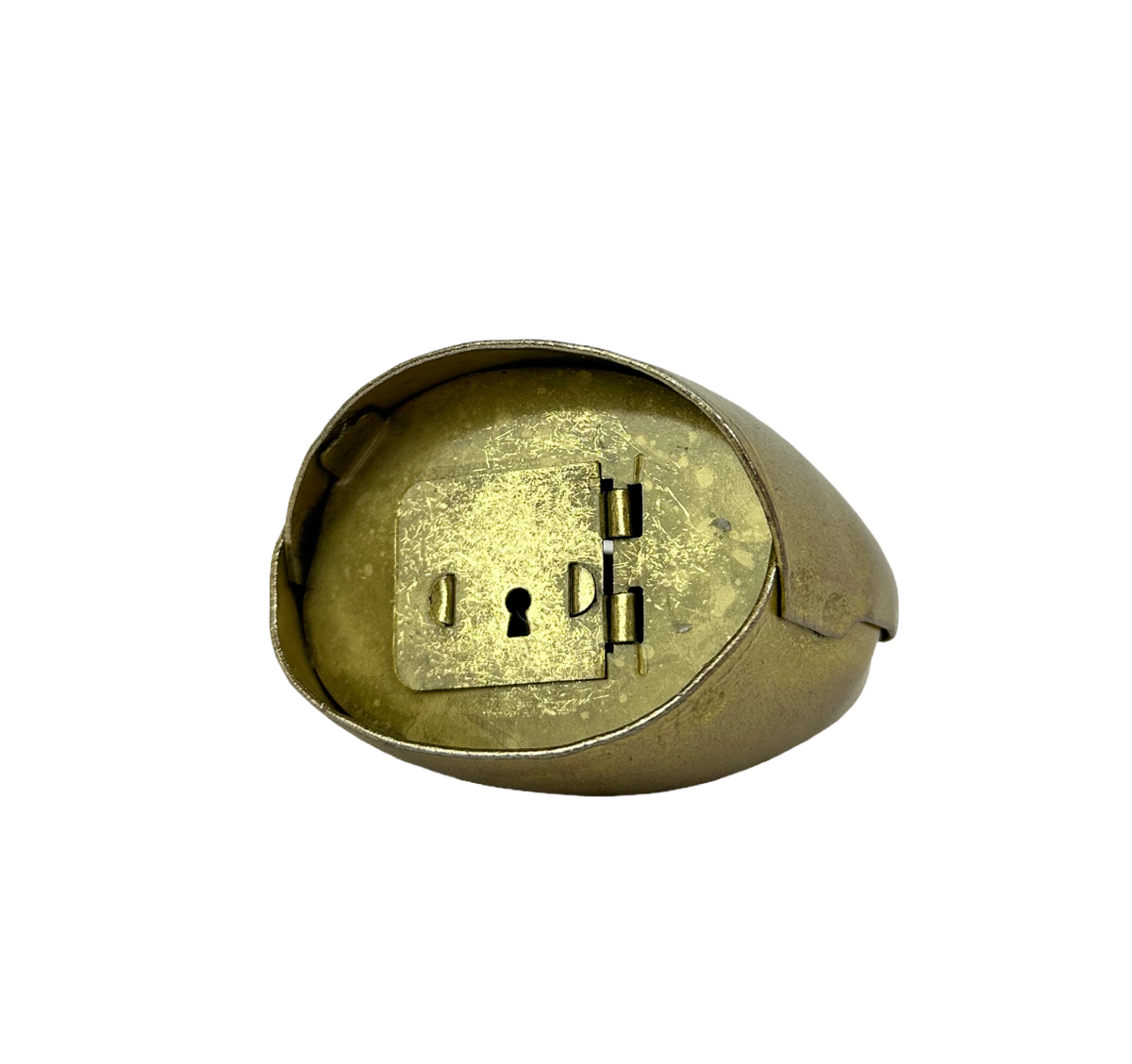 Spardosen-Froschmaulschelle 70 mm gold